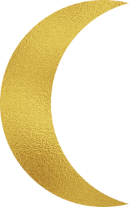 Golden Foil Moon